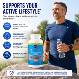 Emballage des multivitamines berkley jensen pour hommes 50+, 300 comprimés