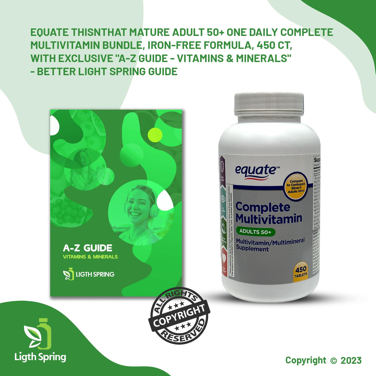 Emballage des Multivitamines Complètes LightSpring