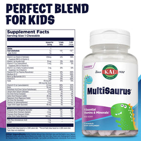 Emballage des Multivitamines KAL avec 60 gummies