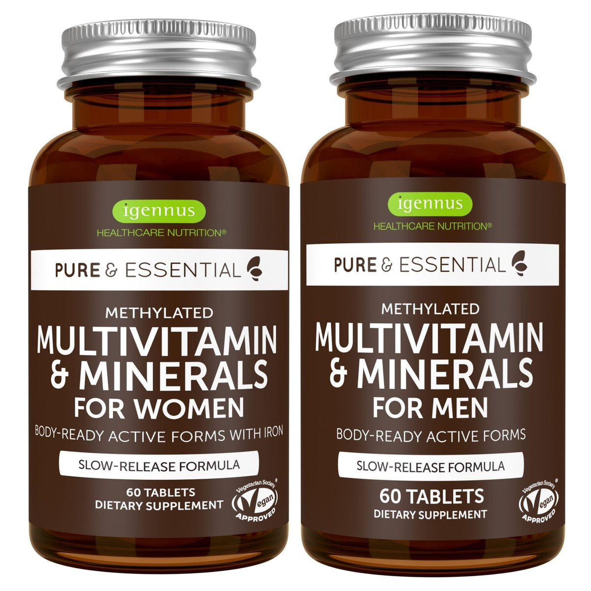 Emballage des multivitamines méthylées Igennus 2-pack