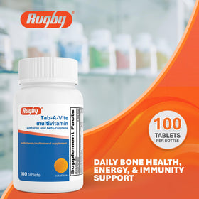 Emballage des Multivitamines Tab-A-Vite RUGBY LABORATORIES