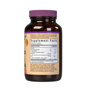 Emballage des pastilles de zinc BlueBonnet avec 100mg de vitamine C