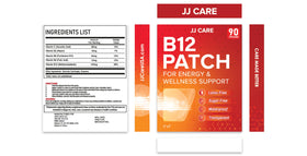 Emballage des patches B12 JJ CARE