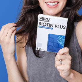 Emballage des patches Biotin Plus de Veru Wellness