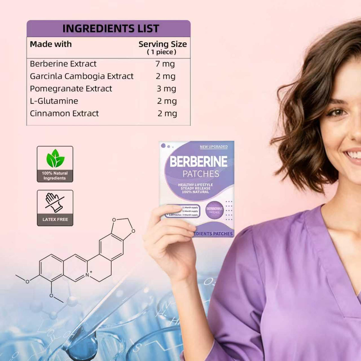 Emballage des patchs de berbérine Garuluuuu