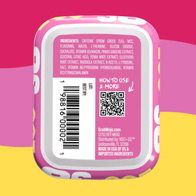 Emballage des Poches Énergétiques MOJO Citron Rose