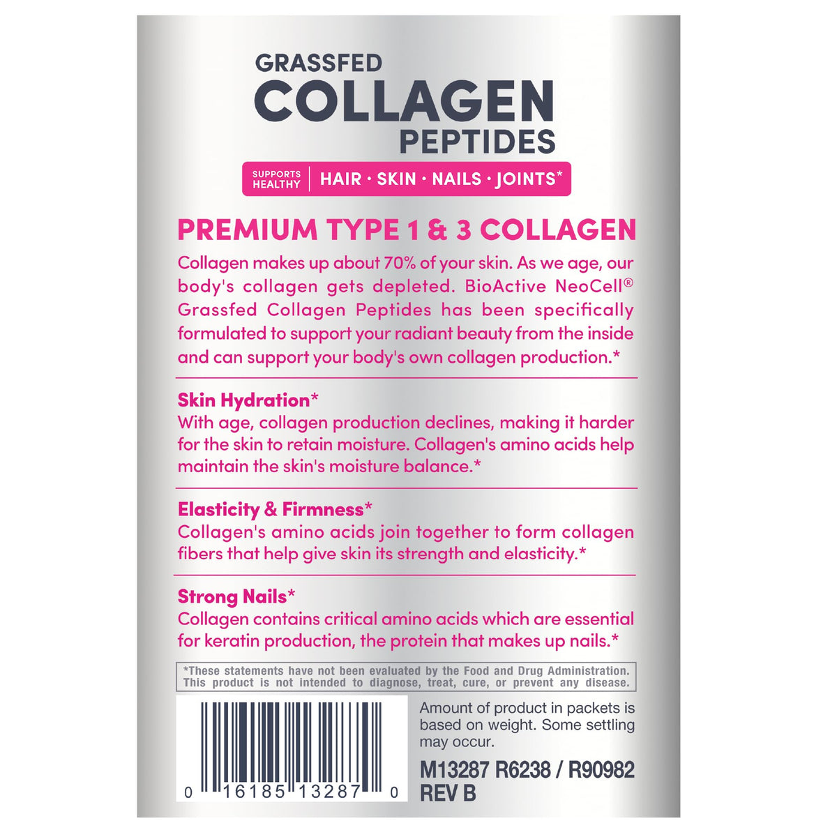 Emballage des poudres de collagène NeoCell