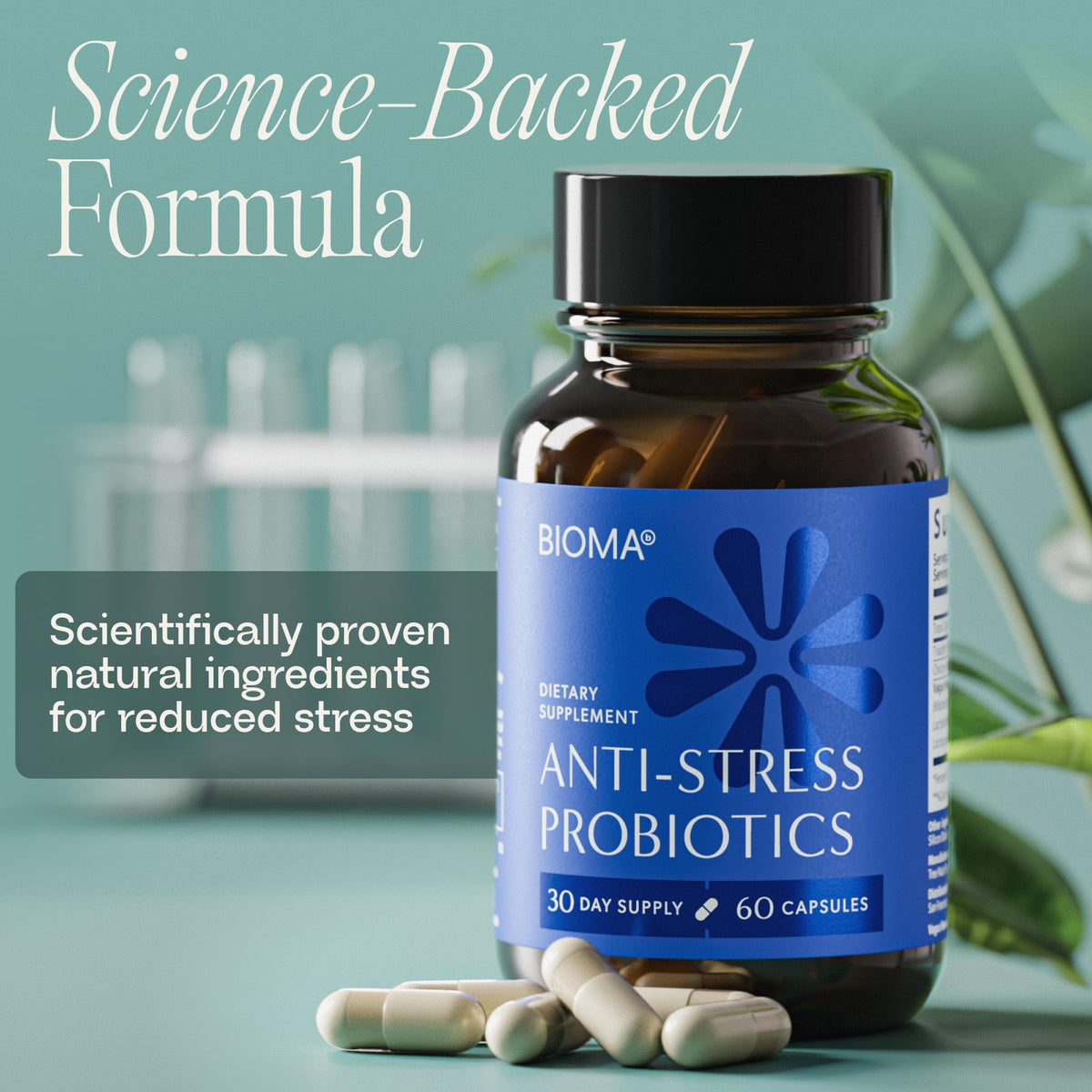 Emballage des Probiotiques Anti-Stress BIOMA