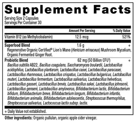 Emballage des Probiotiques Extra Forts Ancient Nutrition