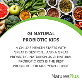 Emballage des Probiotiques Naturels pour Enfants de Nature's Plus
