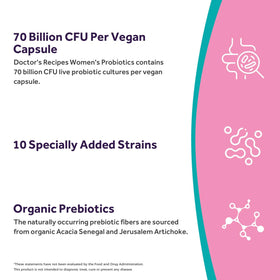Emballage des Probiotiques pour Femmes Doctor's Recipes