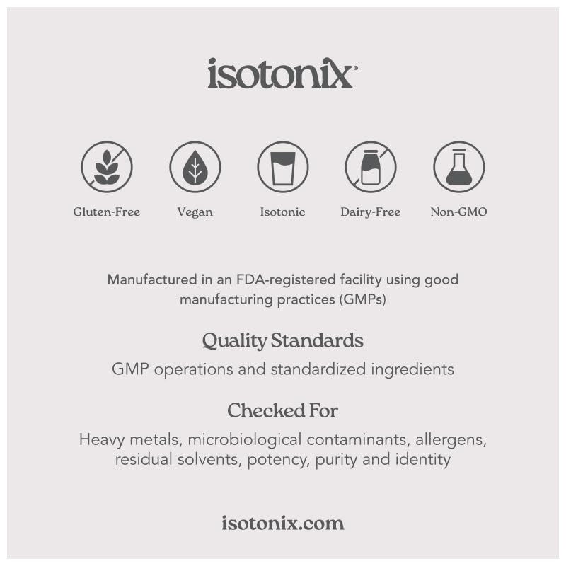 Emballage des sachets Isotonix d'enzymes daily