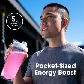 Emballage des stick packs Amino Energy au goût fraise