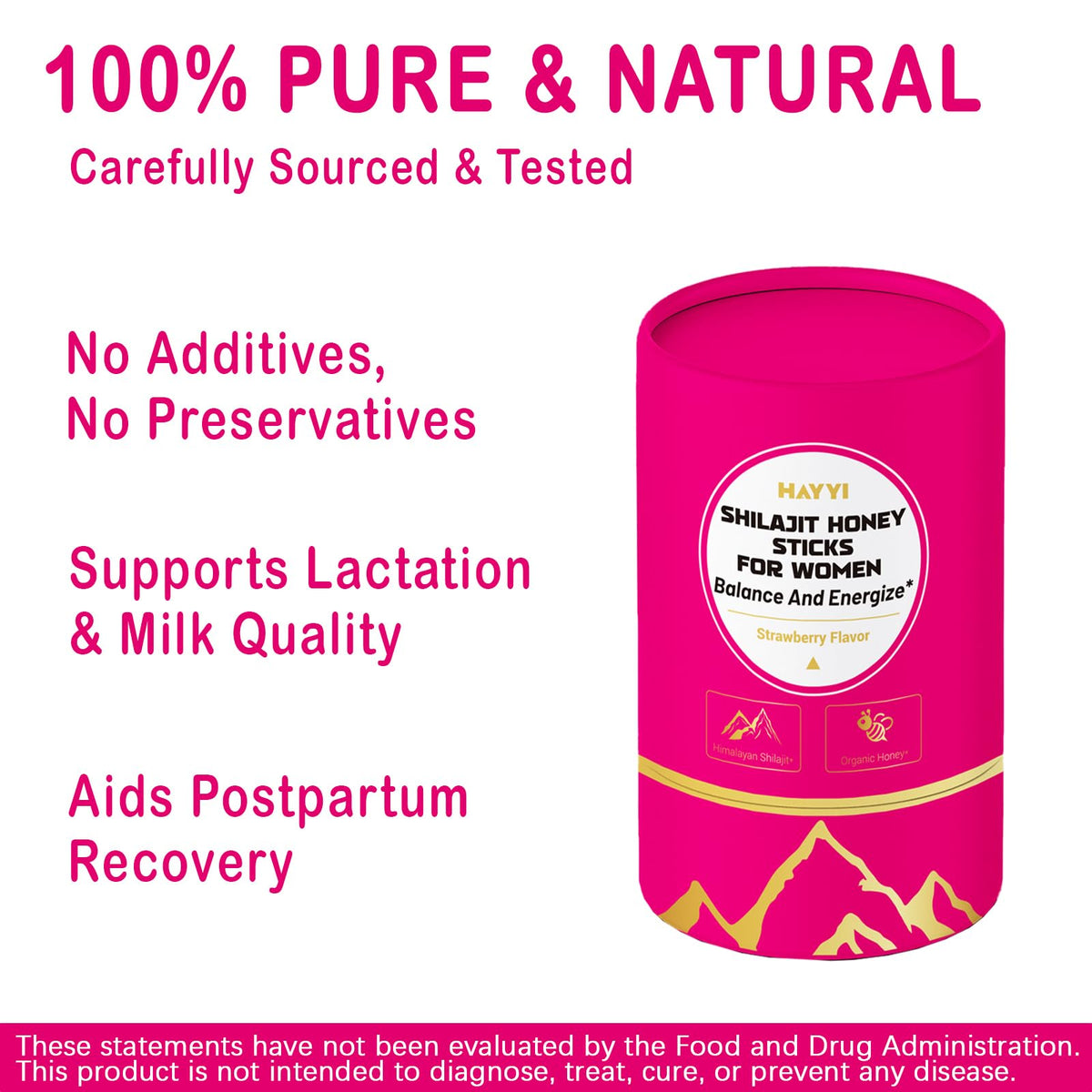 Emballage des Sticks de Miel Shilajit Pur Himalayen, 30 pièces