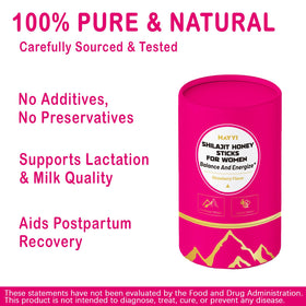 Emballage des Sticks de Miel Shilajit Pur Himalayen, 30 pièces