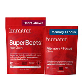 Emballage des SuperBeets Chews HumanN avec 90 comprimés