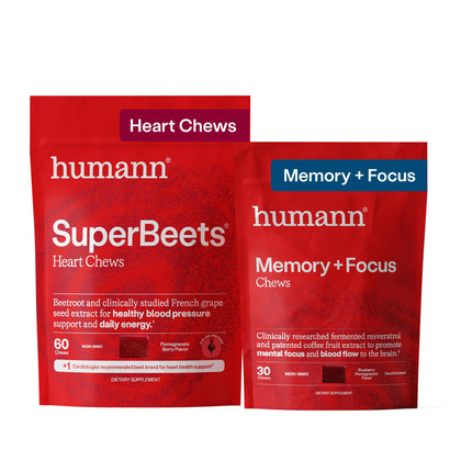 Emballage des SuperBeets Chews HumanN avec 90 comprimés