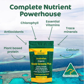 Emballage des tablettes Biogenesis SuperGreens Plus