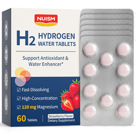 Emballage des tablettes d'hydrogène moléculaire NUISM goût fraise