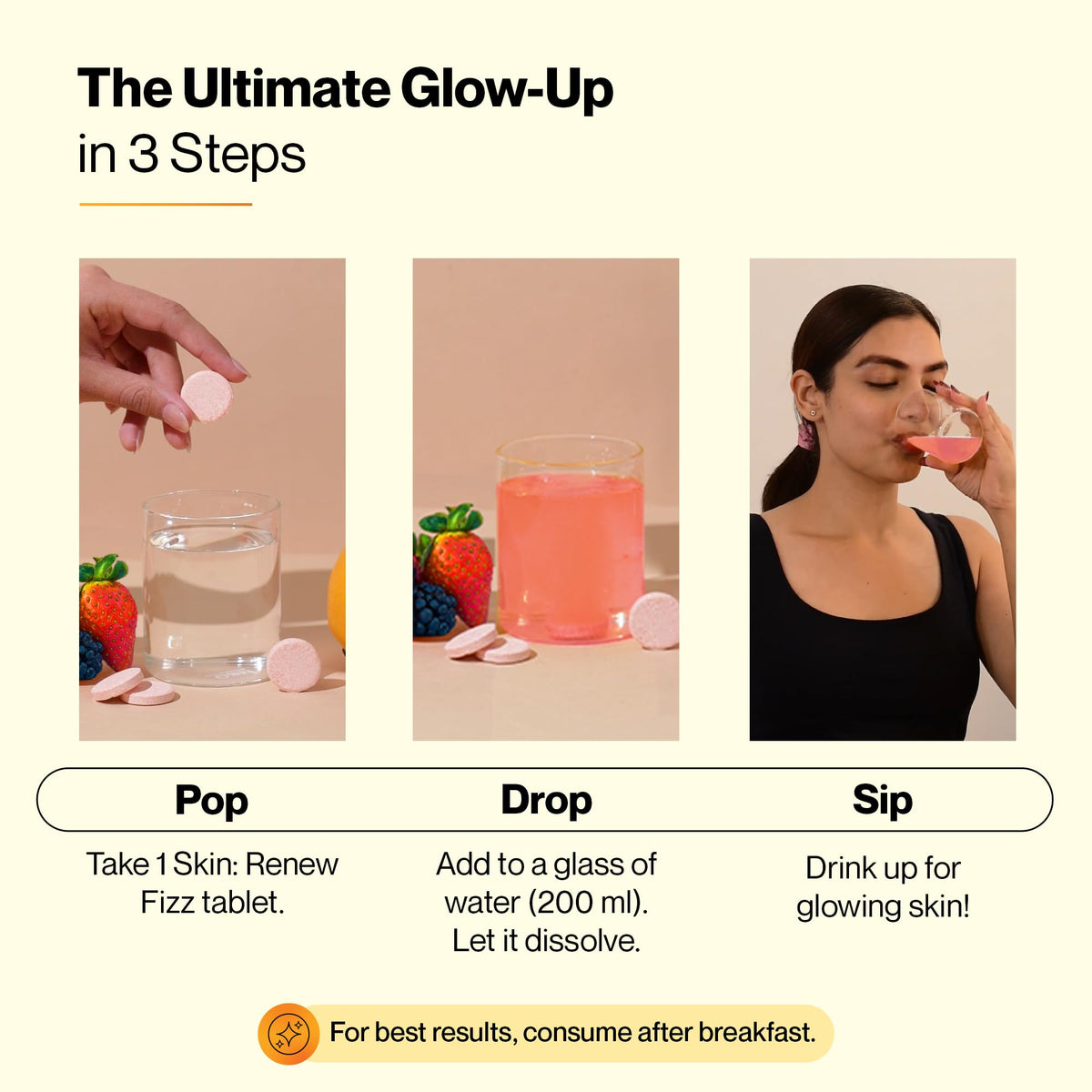 Emballage des tablettes effervescentes SETU Glutathione