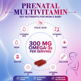 Emballage des vitamines prénatales Nature's Nutrition