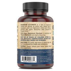 Emballage DEVA Magnésium Glycinate Vegan 300mg
