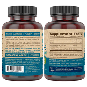 Emballage DEVA Vegan Omega-3 DHA 200 MG