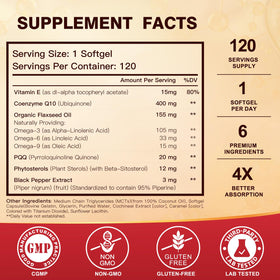 Emballage DRFOSTER CoQ10 400mg ouvert avec gélules visibles