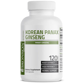 Emballage du Bronson Ginseng Coréen Panax 120 capsules