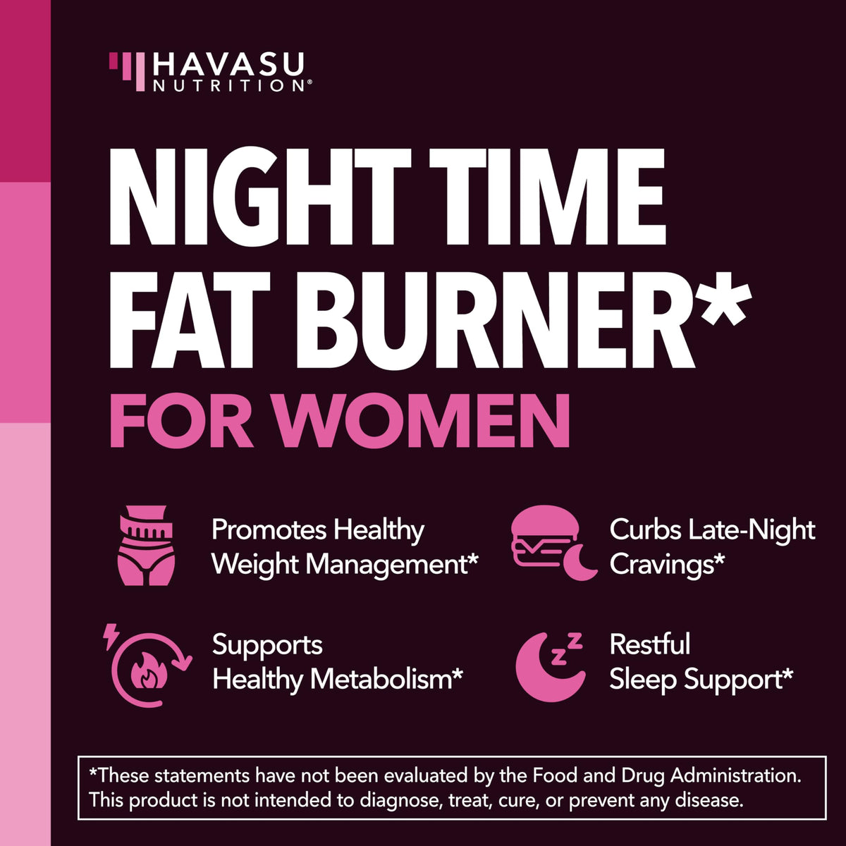 Emballage du Brûleur de Graisse Nocturne HAVASU NUTRITION