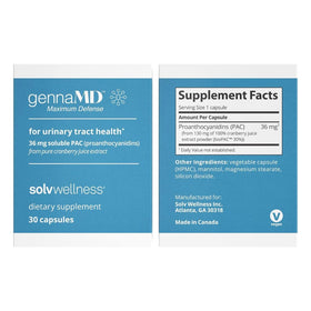 Emballage du bundle santé femme de Solv Wellness