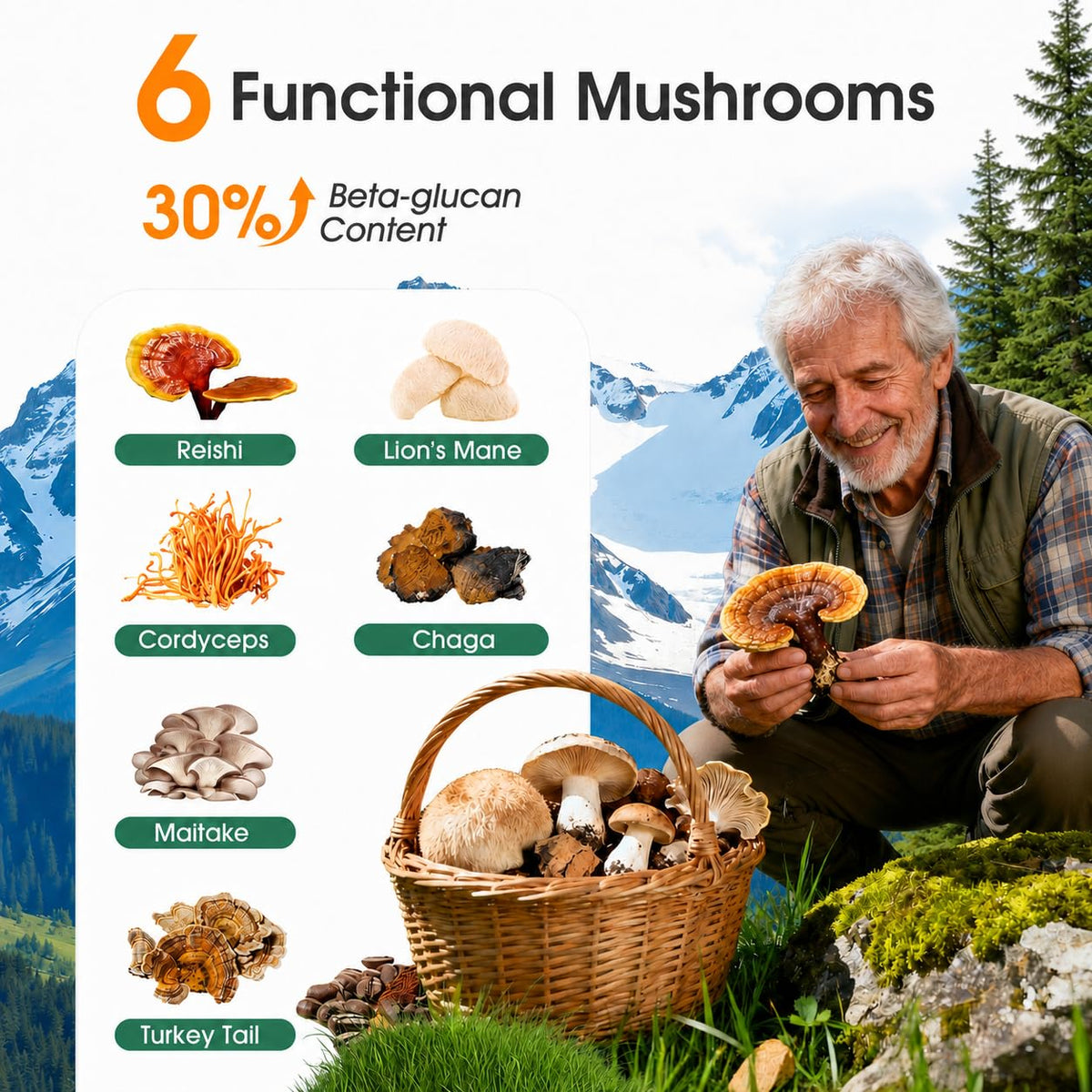 Emballage du café aux champignons gifonas
