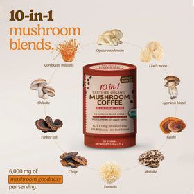 Emballage du café de champignons bio MATCHA DNA