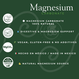 Emballage du carbonate de magnésium fabriqué au Mexique