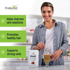 Emballage du collagène Keto Preferred Elements, vue latérale