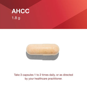 Emballage du complément alimentaire AHCC 600mg avec informations nutritionnelles