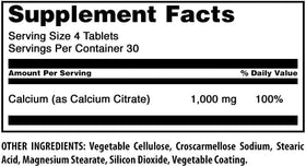 Emballage du complément alimentaire Calcium Citrate 1000 Mg, Amazing Nutrition