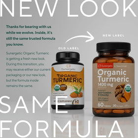 Emballage du complément alimentaire Curcuma Bio Sunergetic