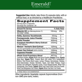 Emballage du complément alimentaire Emerald Laboratories Santé Cardiaque