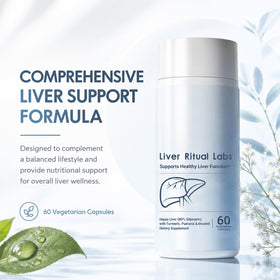 Emballage du complément alimentaire Liver Ritual Labs pour le soutien hépatique