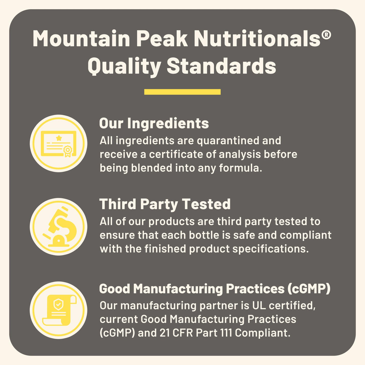 Emballage du complément alimentaire Mountain Peak Nutritionals Prostate