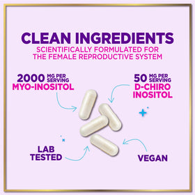 Emballage du complément alimentaire Myo-Inositol 2000mg de Hello Lovely!