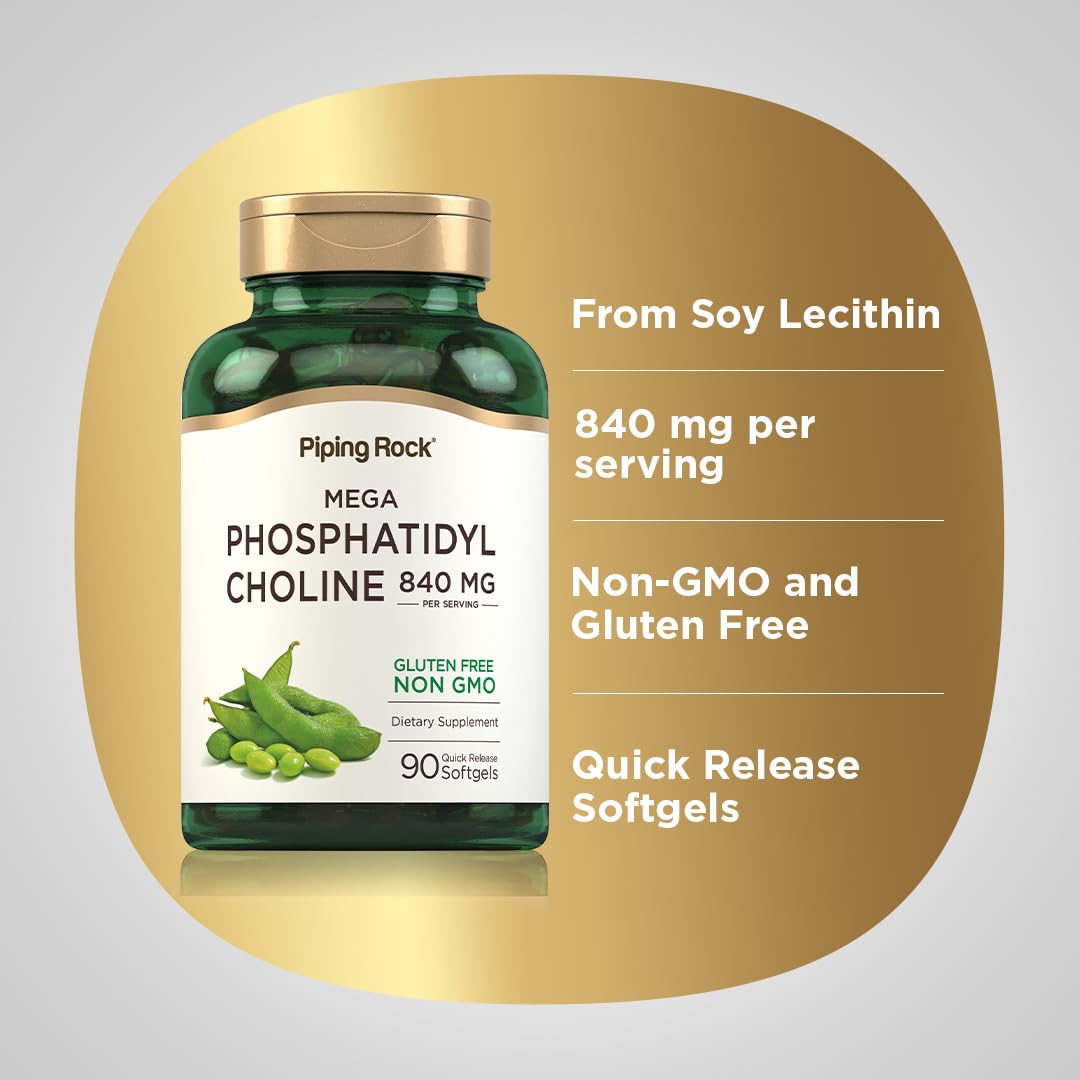 Emballage du complément alimentaire Piping Rock Phosphatidylcholine
