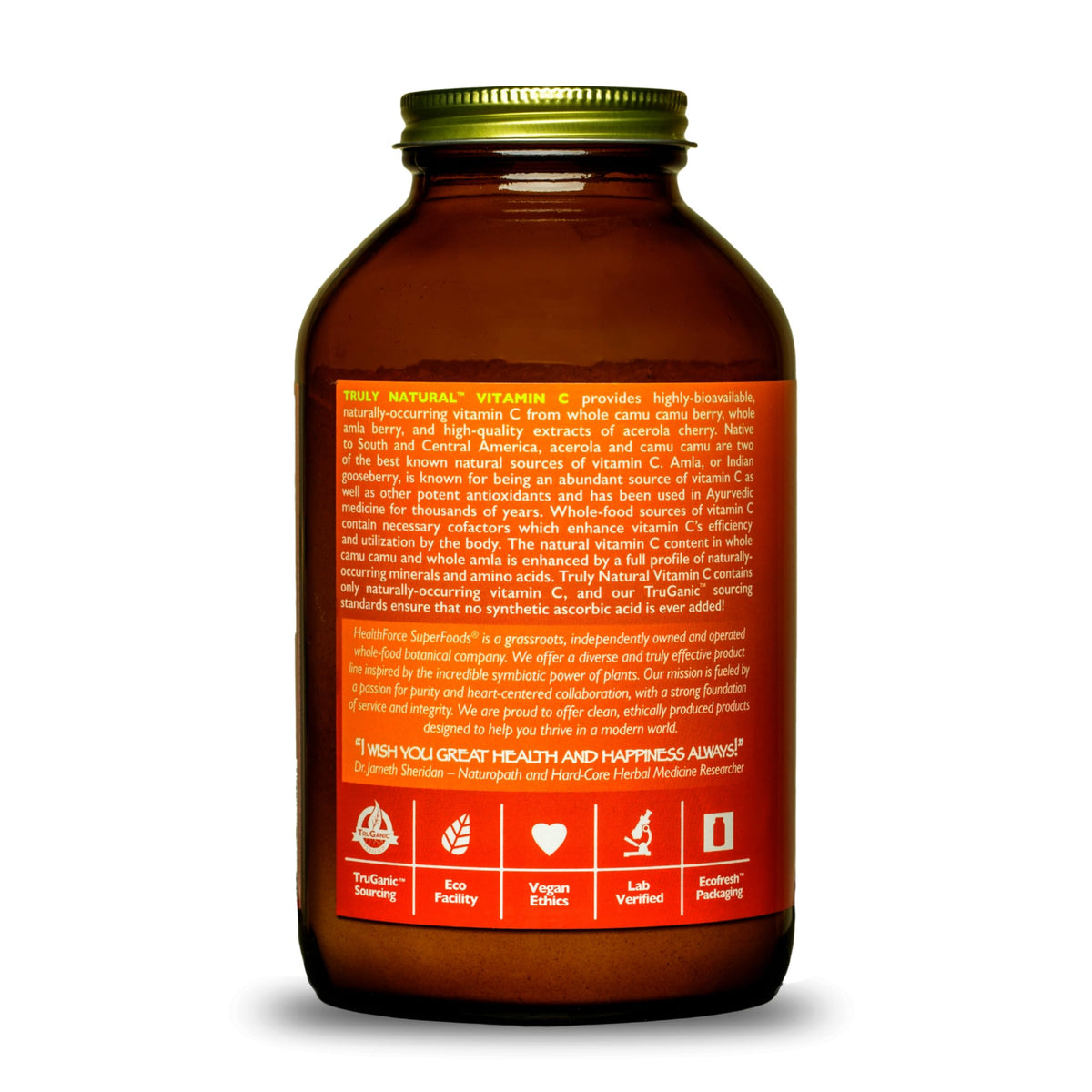 Emballage du complément alimentaire Vitamine C HEALTHFORCE SUPERFOODS
