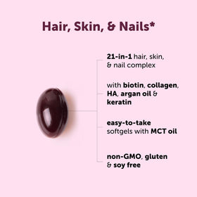 Emballage du complément Cheveux, Peau et Ongles Micro Ingredients
