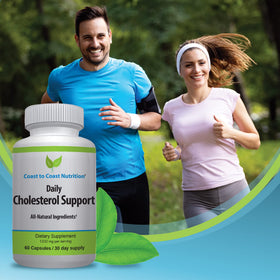 Emballage du complément cholestérol Coast to Coast Nutrition