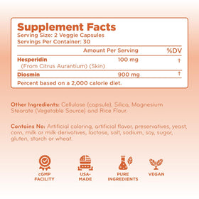 Emballage du complément Diosmine Hespéridine 1000mg