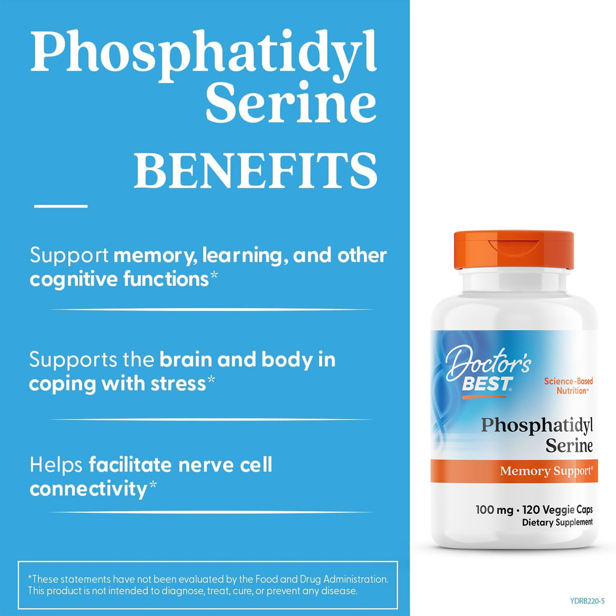 Emballage du complément Doctor's BEST Phosphatidylsérine
