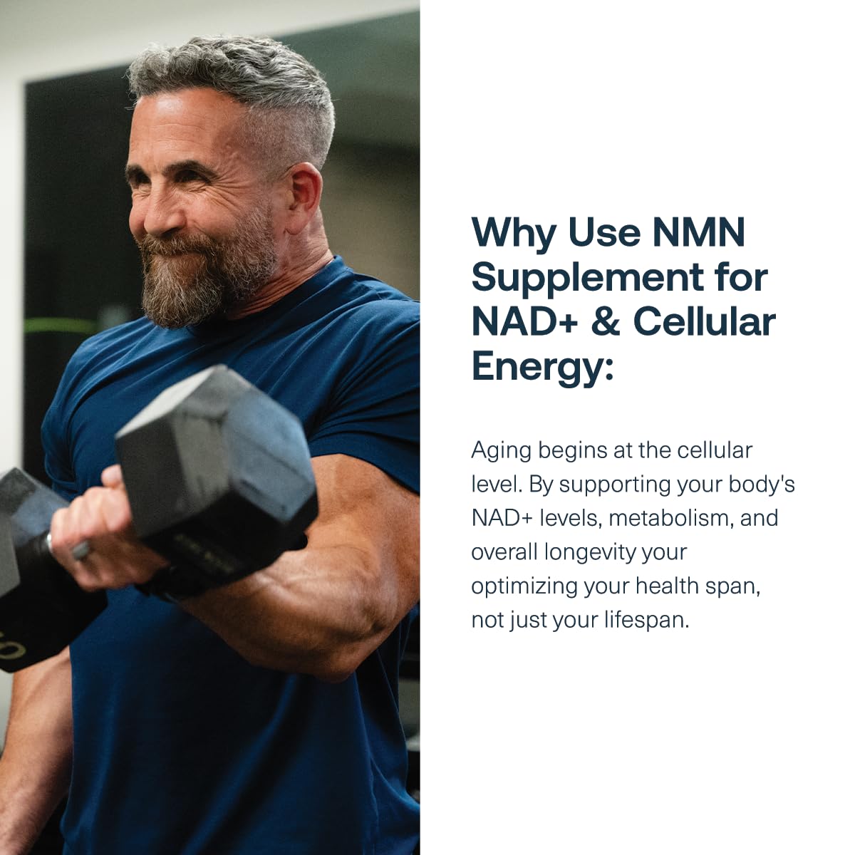 Emballage du complément NMN 600 mg Transparent Labs