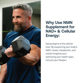 Emballage du complément NMN 600 mg Transparent Labs